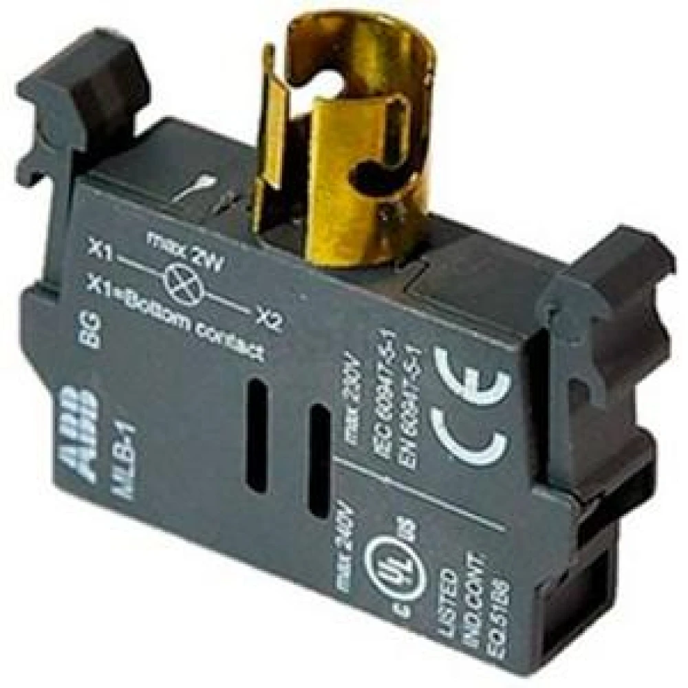 Патрон MLB-1напряжение 230В для лампочки до 230В АС 1SFA611620R1001