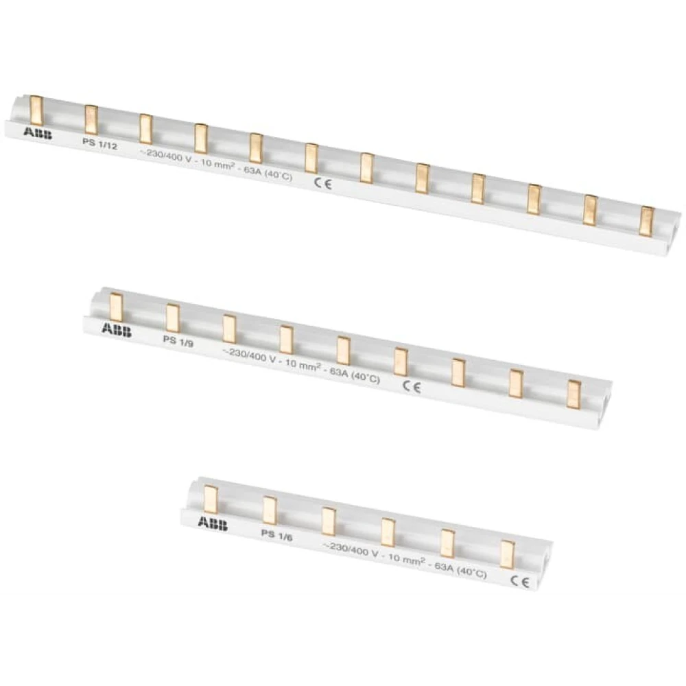 Шина PS1/12 1 фазная к 12мод.63А 2CDL210001R1012