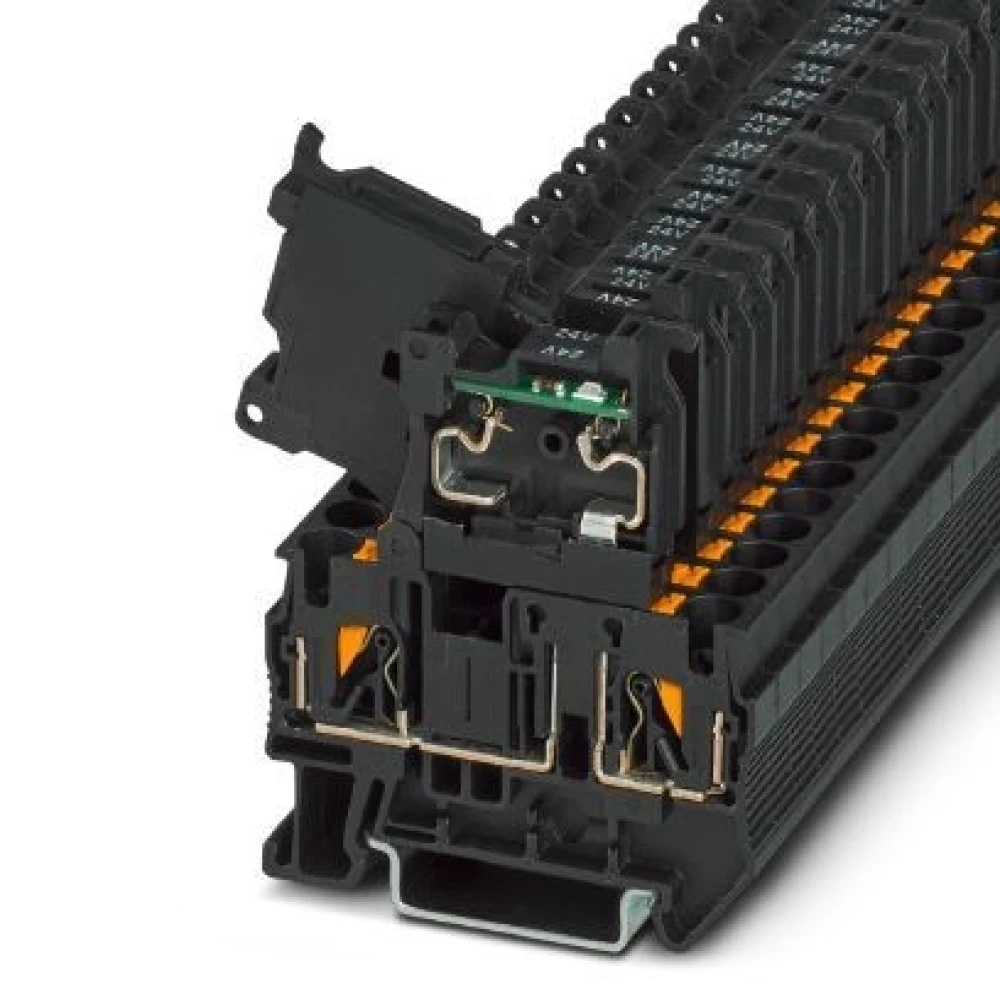 Клеммы для установки предохранителей PT 4-HESILED 24 (5×20) 3211903