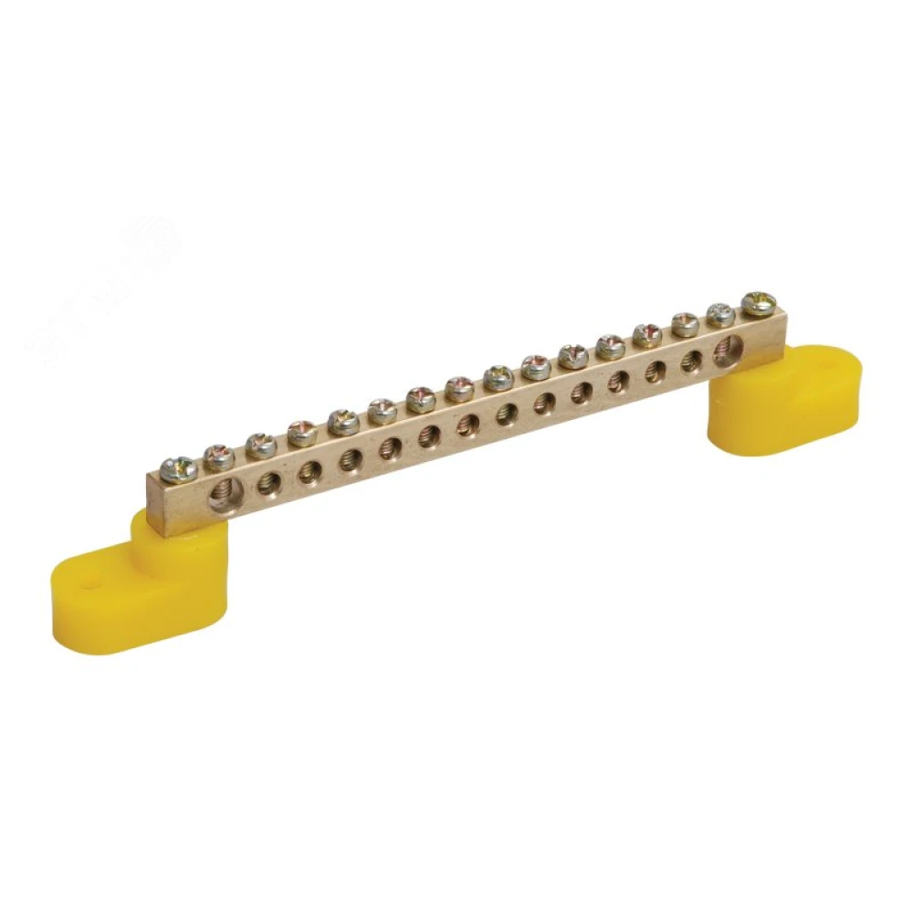 Шина нулевая ШНИ-6×9-14-У2-ж, на 2х угловых изоляторах,ИЕК, для изоляции и крепления шин YNN10-69-14С2-K05