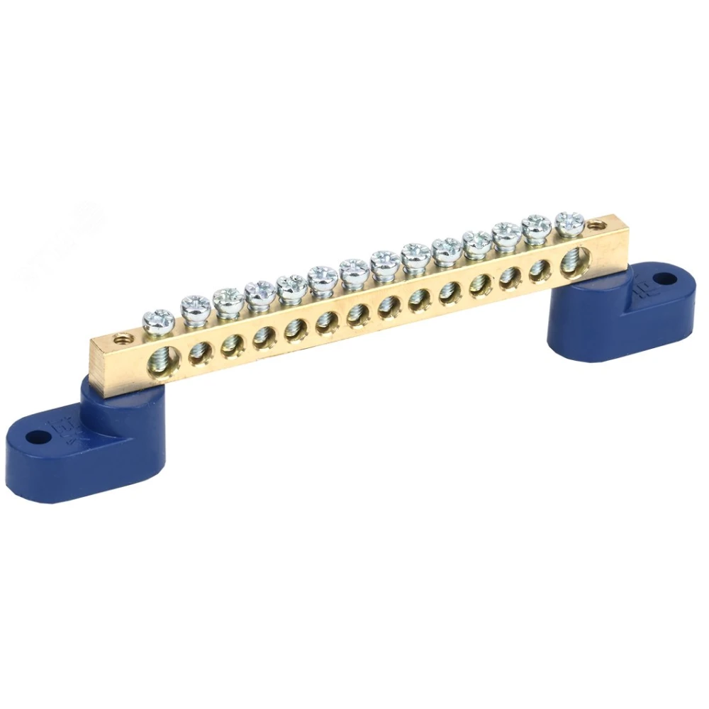 Шина нулевая ШНИ-6×9-14-У2-С, на 2х угловых изоляторах,ИЕК, для изоляции и крепления шин YNN10-69-14С2-K07