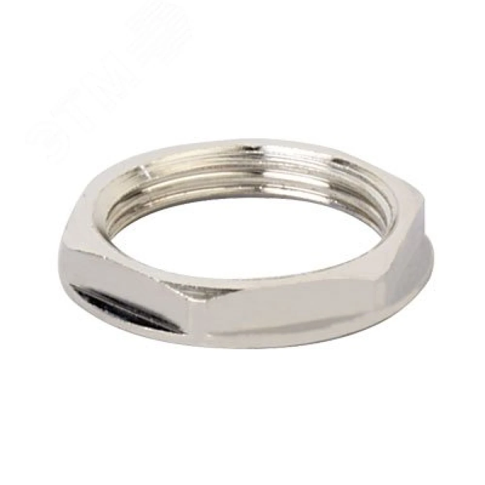 Гайка М25×1,5 никелированная латунь 6006-25