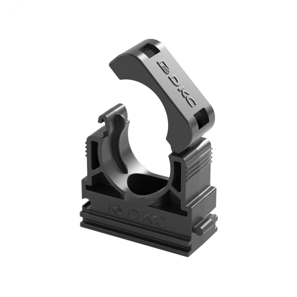 Держатель с крышкой для полиамид. труб (клипса) d 17мм PASW17N