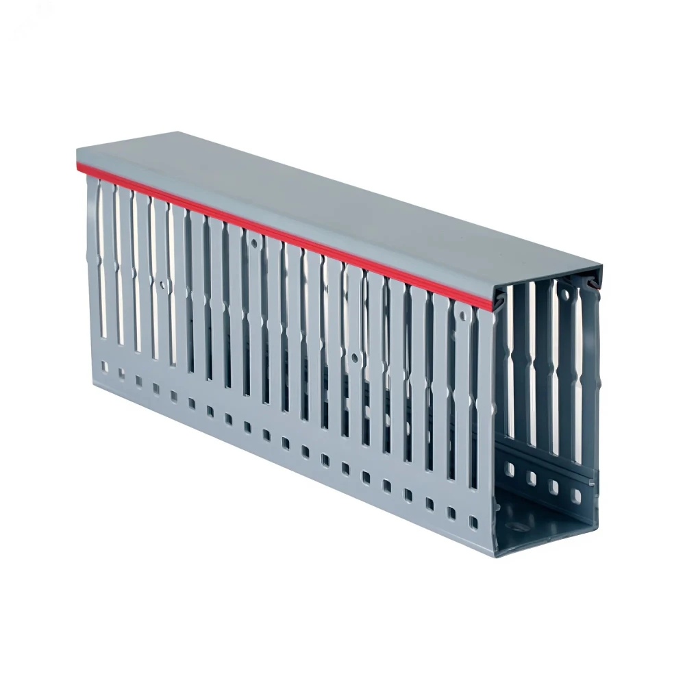 Перфорированный короб 25×80G (L=2м), для прокладки кабеля и проводов 01126