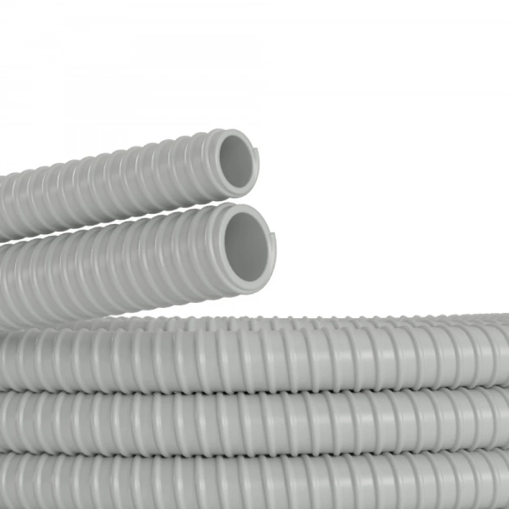 Труба гибкая армированная d28мм ПВХ 57028