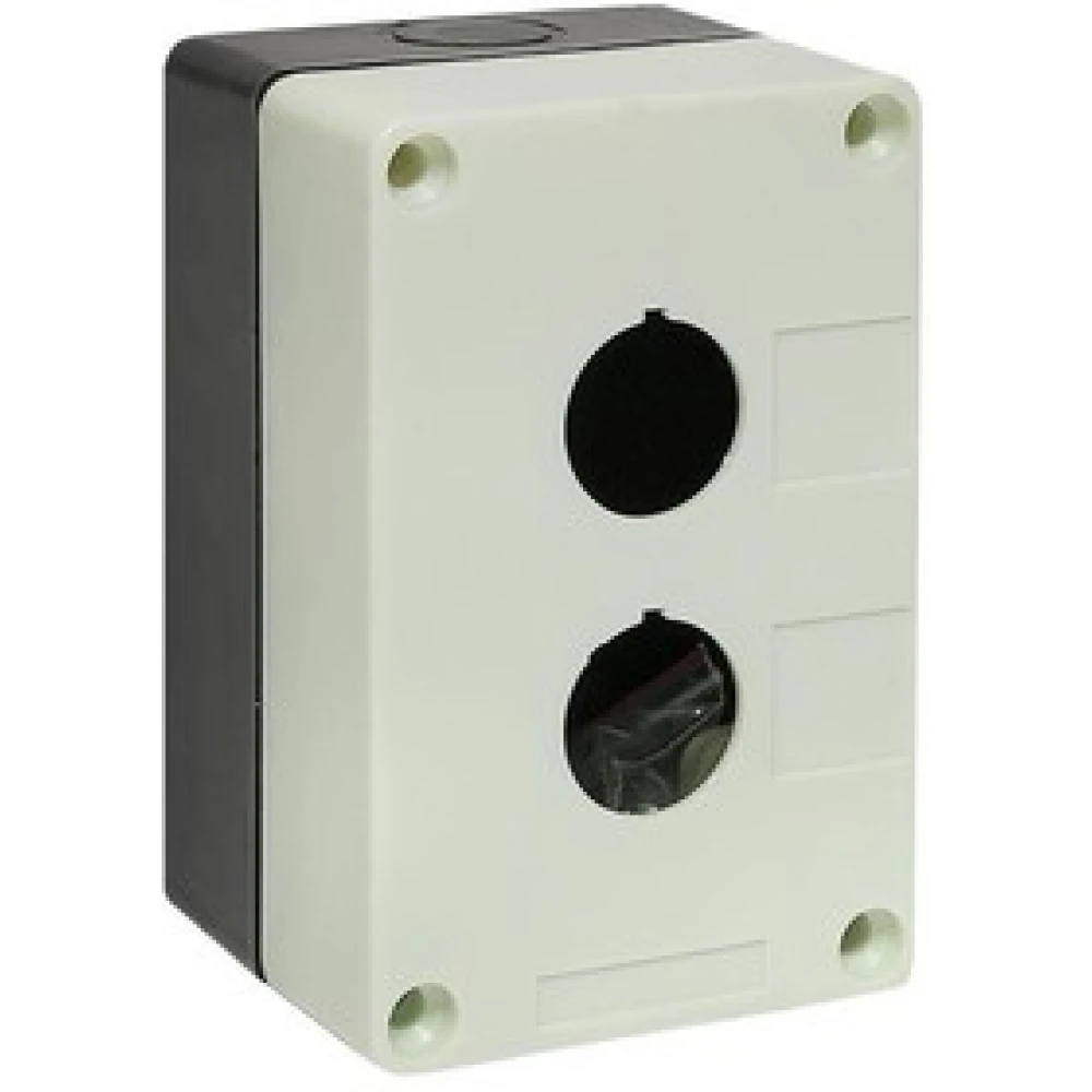Корпус КП102 2 кнопки белый cpb-102-w