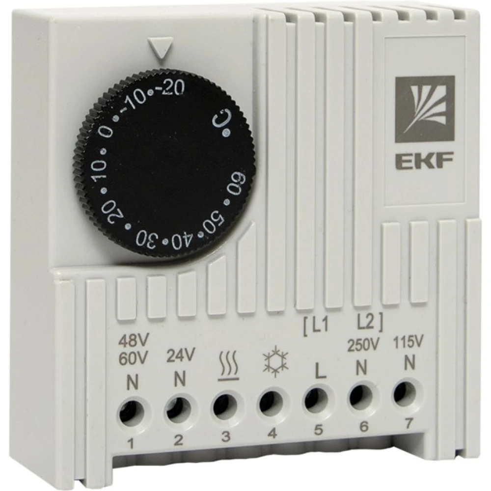 Термостат NO/NC (охлаждение/обогрев) на DIN-рейку 5-10A 230B IP20 PROxima thermo-no-nc-din