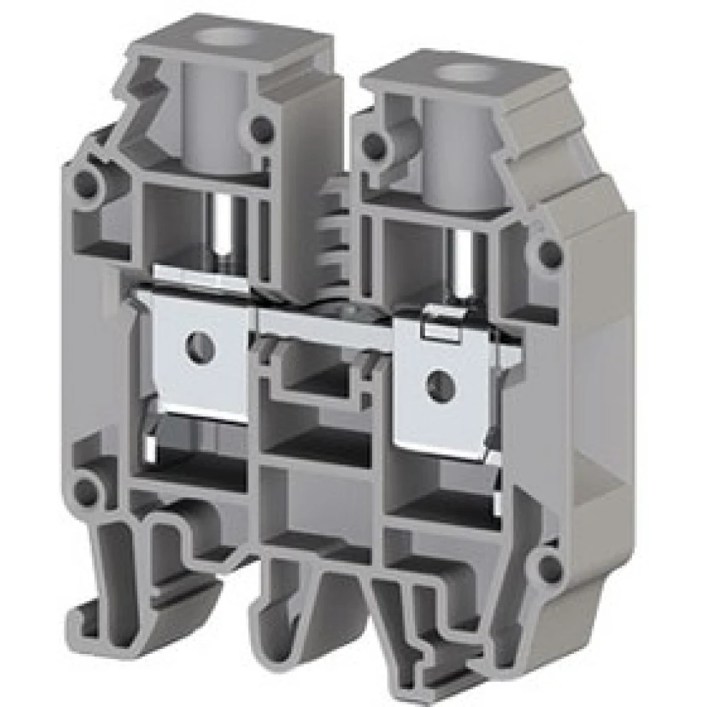 Клеммник на Din-рейку 16мм.кв. (серый), для подключения проводников 304240