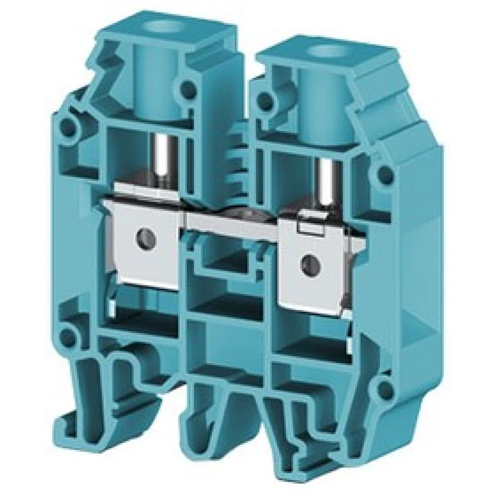 Клеммник на Din-рейку 16мм.кв. (синий) AVK16RD, для подключения проводников 304241