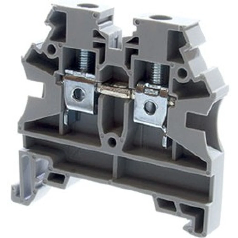 Клеммник на Din-рейку 4мм.кв. (серый), AVK4 RD (RP), для подключения проводников 304210RP