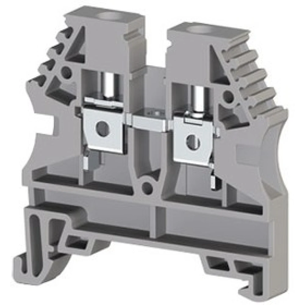 Клеммник на Din-рейку 4мм.кв. (серый),AVK4 (RP), для подключения проводников 304130RP