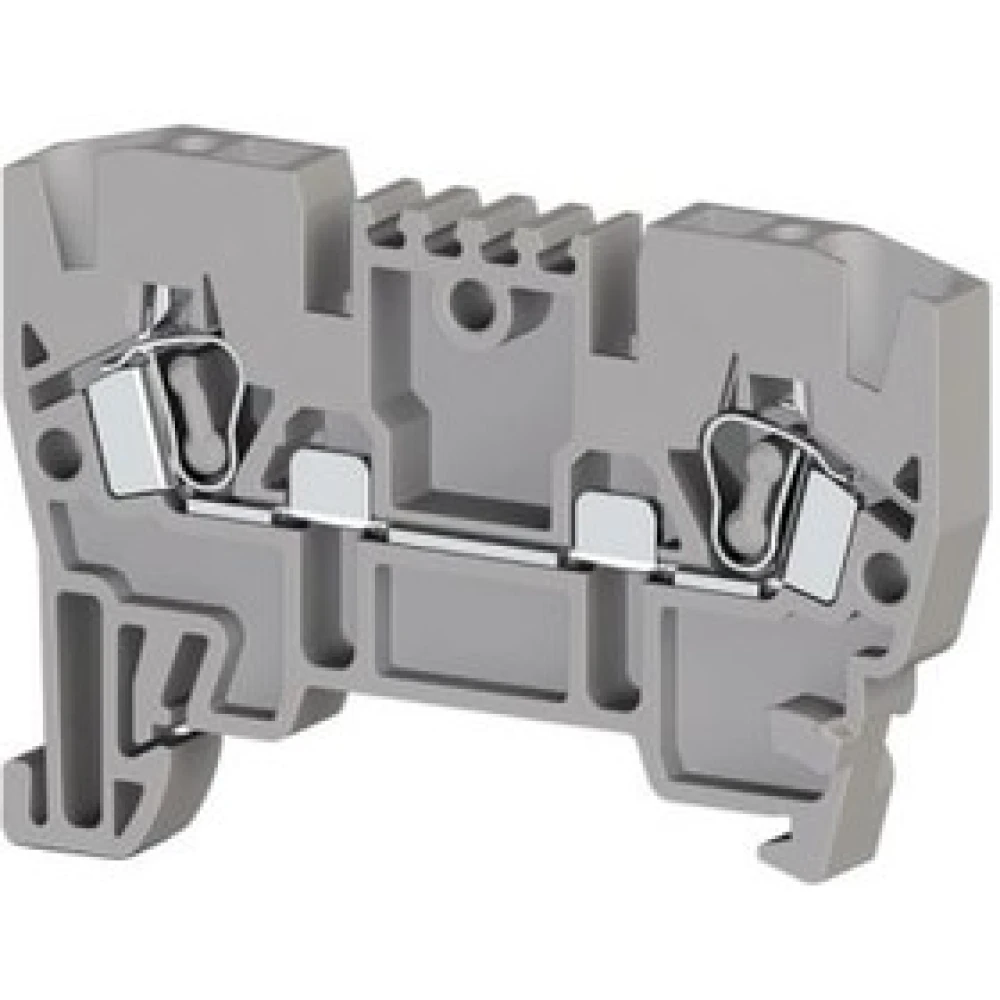 Клеммник пружинный YBK2,5 (серый) 2,5мм.кв, для подключения проводников 306229