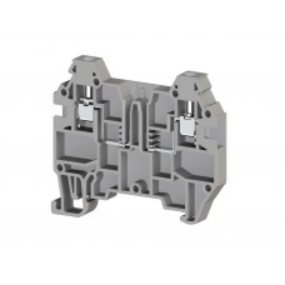 Клеммник с возможностью установки катриджа 2,5мм.кв.серый, для подключения проводников 324929