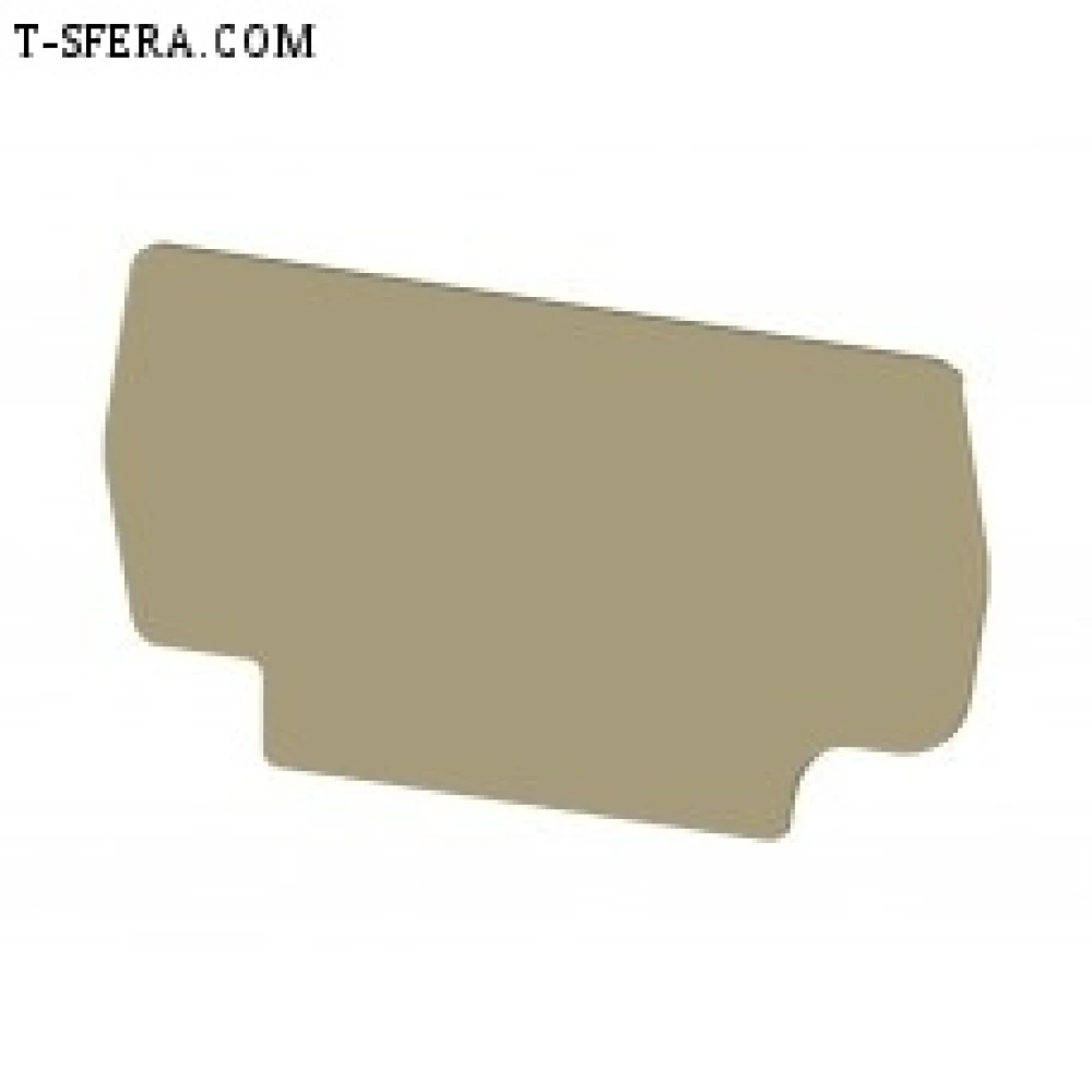 Концевой сегмент на клеммник PYK2,5ET (желто-зелёный) NPP PYK2,5Е, для подключения проводников 446612