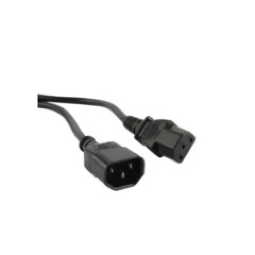 Кабель питания монитор-компьютер IEC320С13-IEC320С14 (3×1),10А,прямая вилка,PWC-IEC13-IEC14-1,8м-BK PWC-IEC13-IEC14-1,8-BK