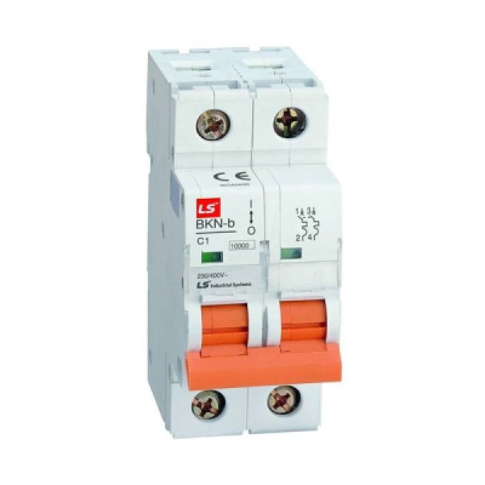 Модульный автоматический выключатель BKN-b 2P C2 New Rogy (Russia), для защиты цепей от КЗ и перегрузки BKN-b2PC2 (061206448B)