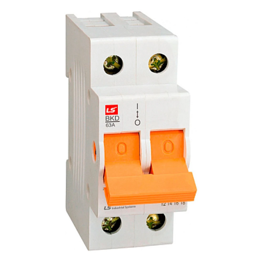 Модульный автоматический выключатель-разъединитель BKD 2P 125A New Rogy (Russia), для защиты цепей от КЗ и перегрузки BKD2P125A(061205958B)