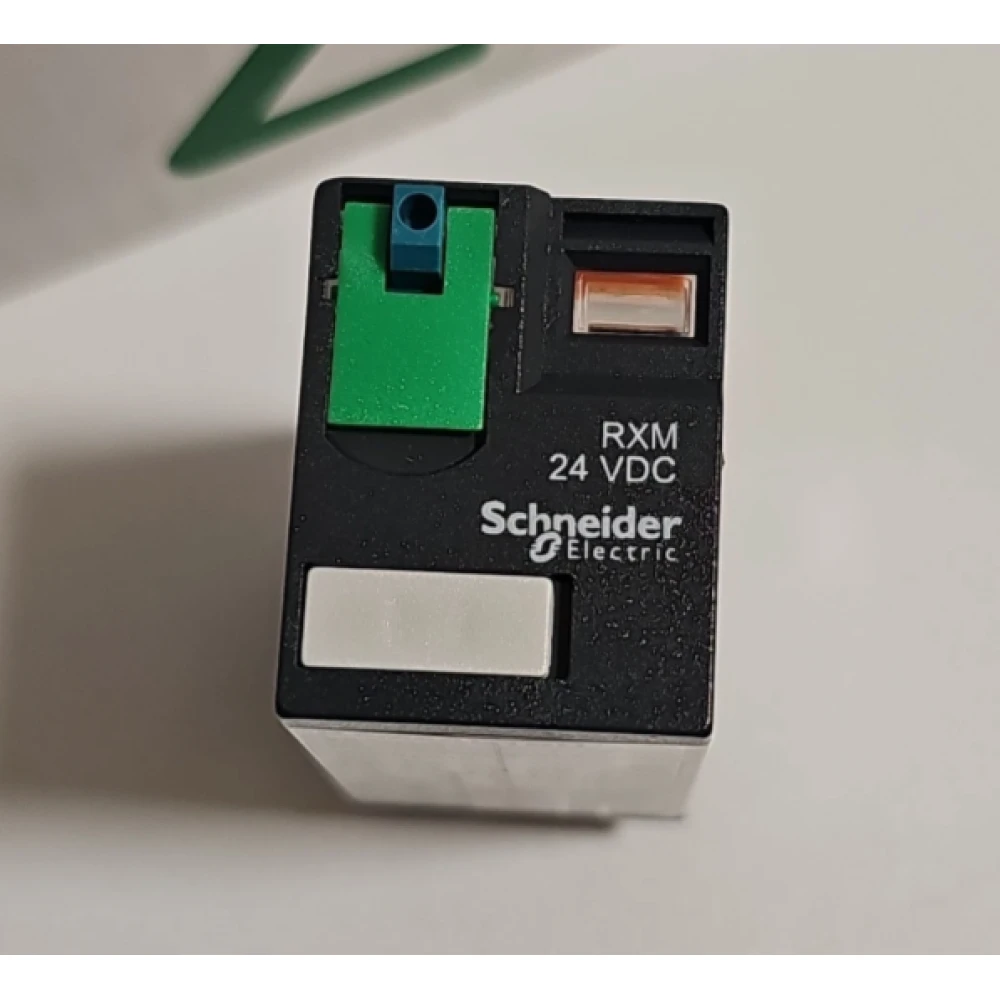 Реле промежуточное Schneider Electric RXM4AB1BD (Harmony/Zelio RXM), 24V DC, 4 перекидных контакта (4CO), 6A, тест-кнопка