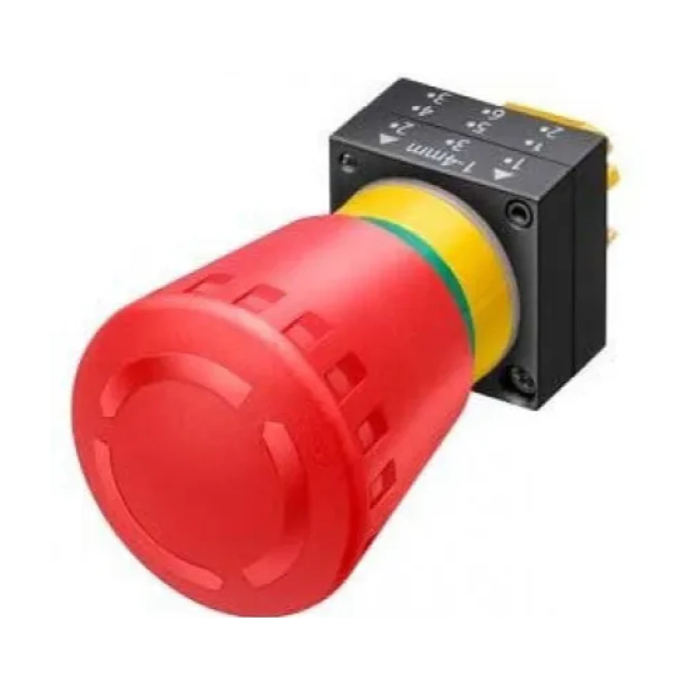 Грибовидная кнопка с фиксацией,красная 3SB3000-1HA20