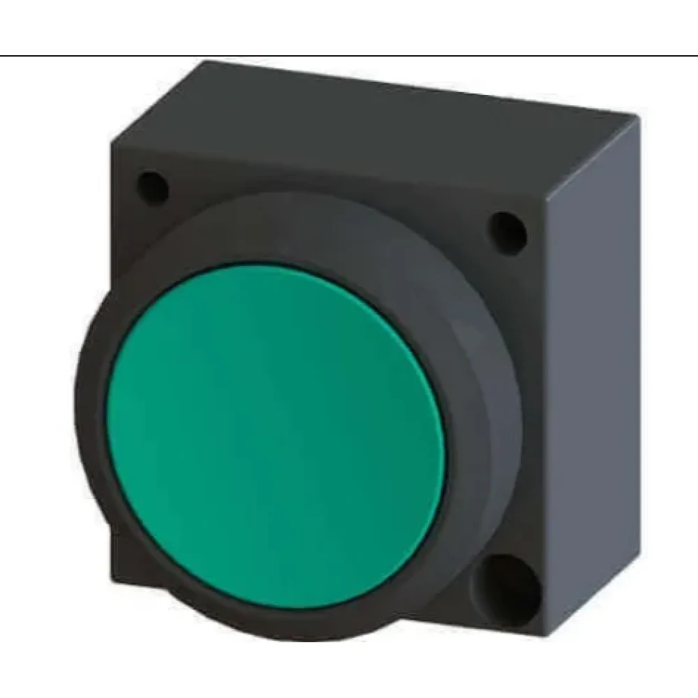 Кнопка плоская зеленая 3SB3000-0AA41