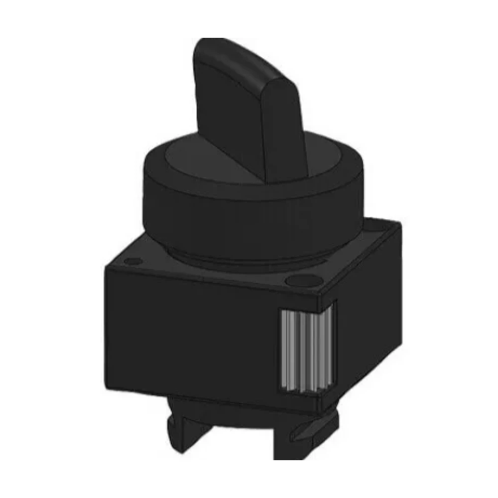 Переключатель 0-1с фиксацией,черный 3SB3000-2KA11