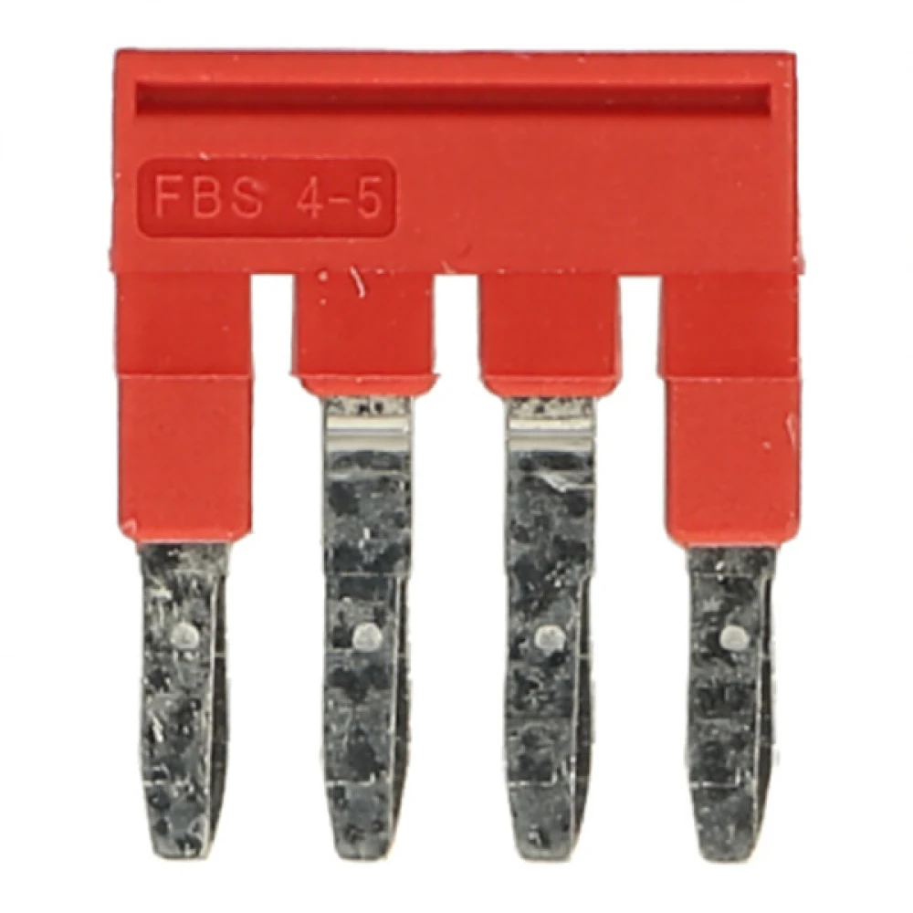 Мостик штекерный Phoenix Contact FBS 4-5, 4 полюса, шаг 5,2 мм, 24 А, красный 3030187