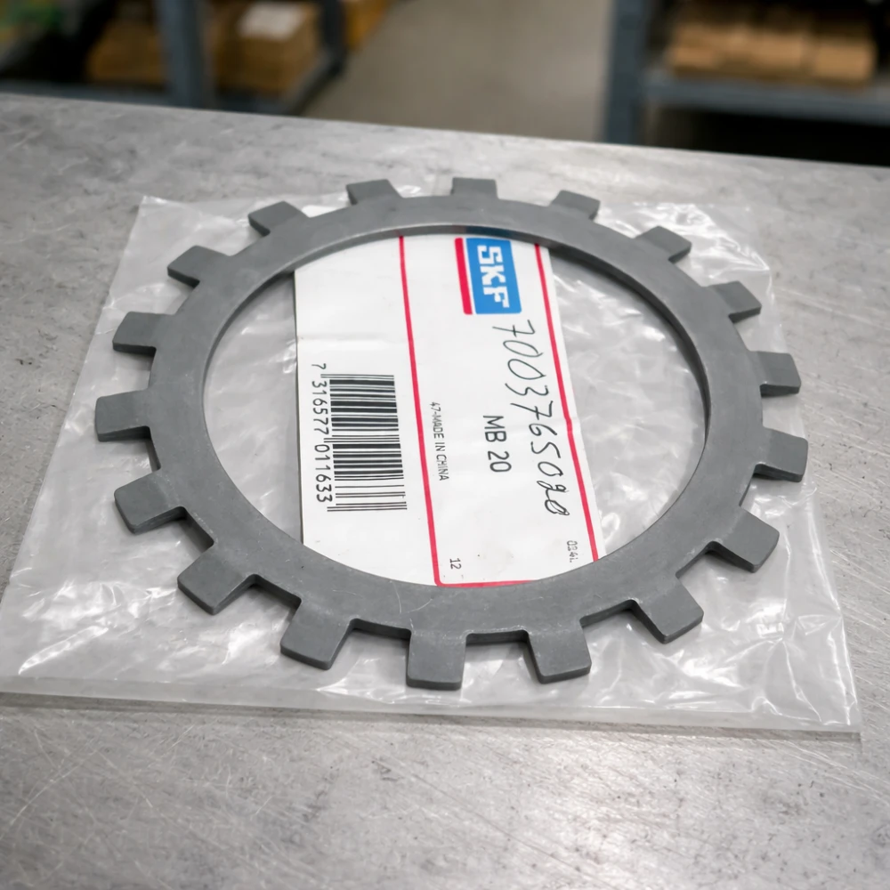 Стопорная шайба SKF MB 20 (сталь), для стопорной гайки KM20, d=100 мм, 100×142×1,75 мм, (EAN 7316577011633)