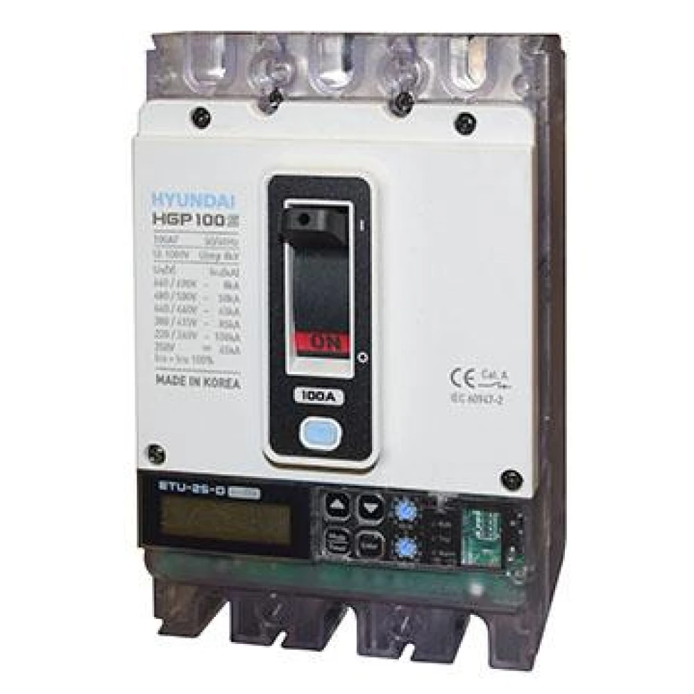 Автоматический выключатель HGP100SG3PEDS0000C00040,16-40A.ток к.з.85кА АС380/415В-13.03.03.000195, для защиты цепей от КЗ и перегрузки