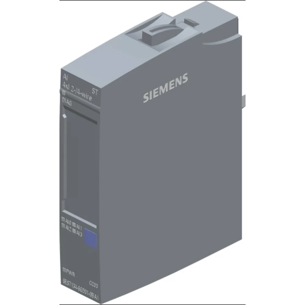 Модуль аналогового ввода SIMATIC ET 200SP,AI 4XI 2-/4-wire ST со стандартными функциями 6ES7134-6GD01-0BA1