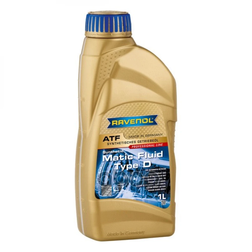 Масло трансмиссионное ATF Matic Fluid Type D 1л RAVENOL - 1211121-001-01-999