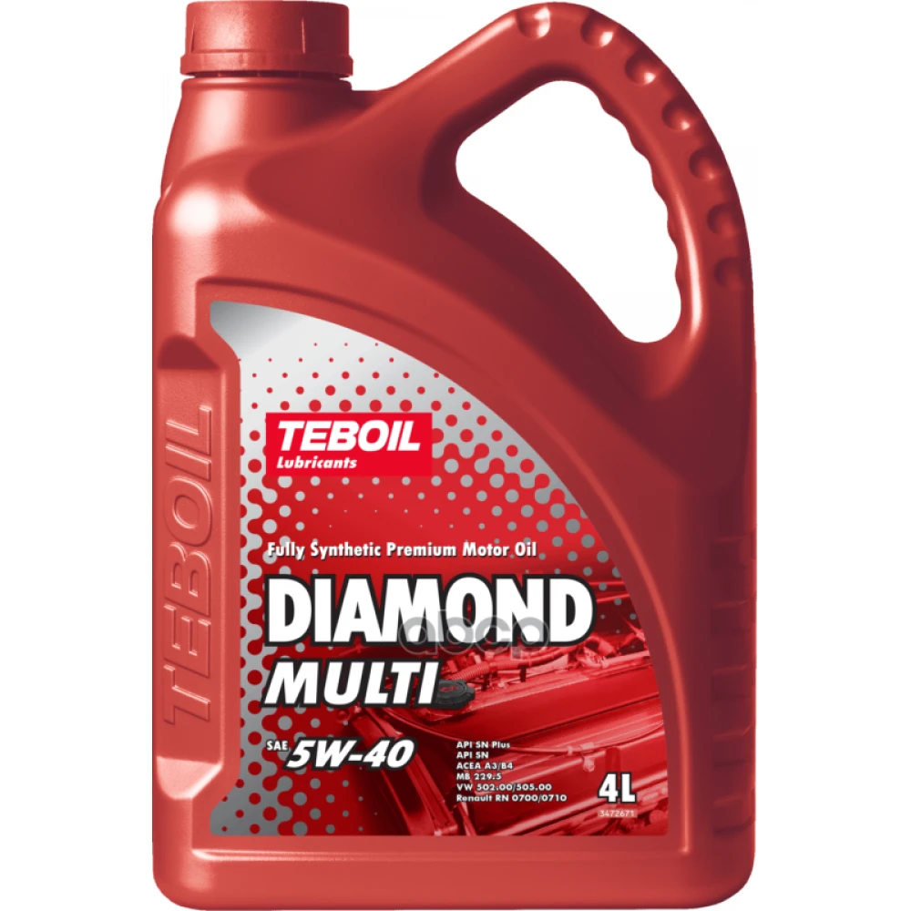 TEBOIL Diamond Multi 5W-40 4л./3,392кг. TZK