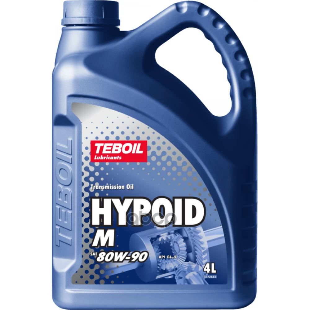 Масло трансмиссионное Hypoid M 80w90 4л TEBOIL - 3456361