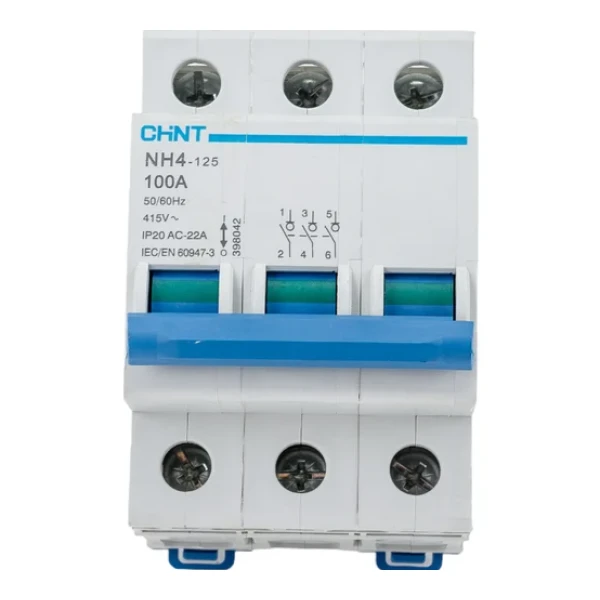 Выключатель нагрузки 3п 100А NH4 (R) CHINT 398042