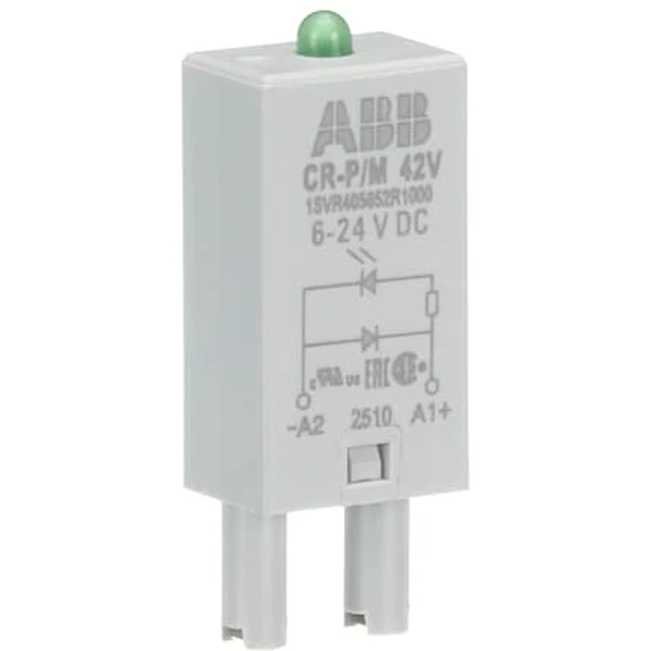 Диод и светодиод зелёный CR-P/M-42V 6-24B DC для реле CR-P,CR-M 1SVR405652R1000