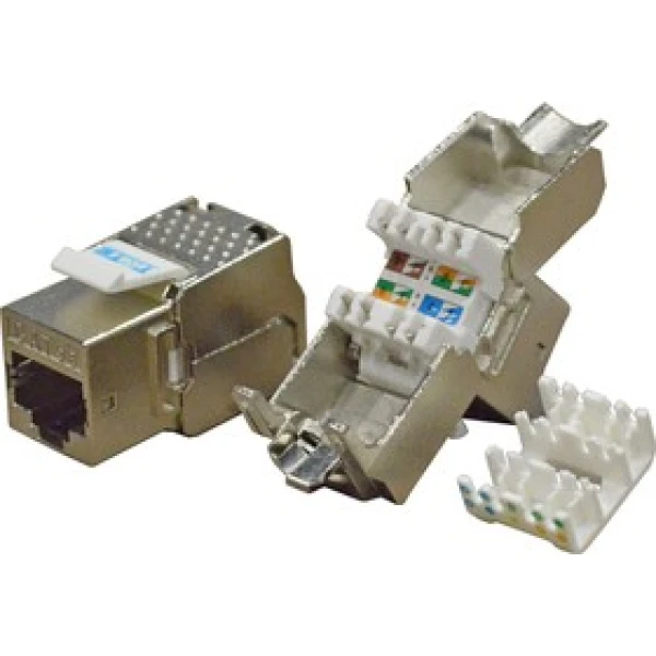 Разъём RJ-45 (8P8C) Cat.6 для витой пары, обжимной, для сетевых кабелей Ethernet TWT-OK45STP180/5E