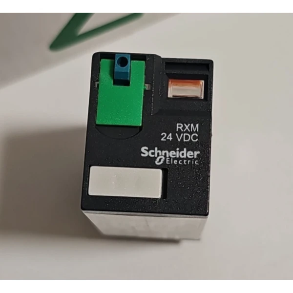 Реле промежуточное Schneider Electric RXM4AB1BD (Harmony/Zelio RXM), 24V DC, 4 перекидных контакта (4CO), 6A, тест-кнопка