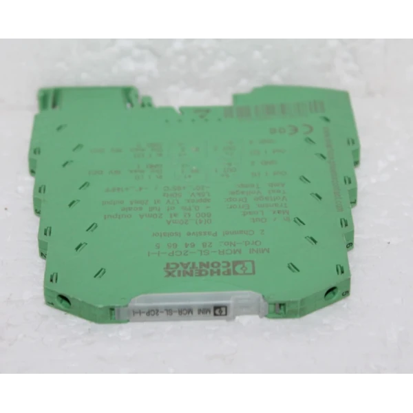 Гальваническая развязка Phoenix Contact MINI MCR-SL-2CP-I-I, 2-канальный пассивный изолятор токовых сигналов 0/4–20 мА, DIN-рейка, 2864655