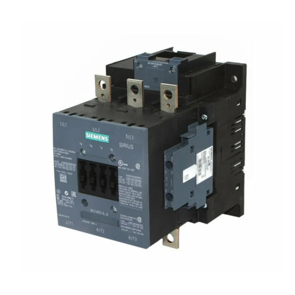 3RT1076-6AP36  КОНТАКТОР 250КВТ/400V/AC-3, AC/DC-НОМИНАЛЬНОЕ ПИТАЮЩЕЕ НАПРЯЖЕНИЕ УПРАВЛЕНИЯ 220-240В UCБЛОК-КОНТАКТЫ 2НО...