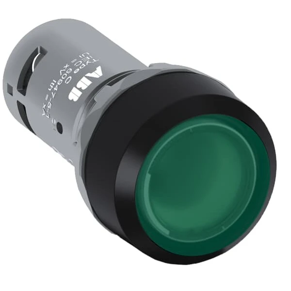 Кнопка CP1-11G-10 зеленая б/фиксации 1HO 1SFA619100R1112