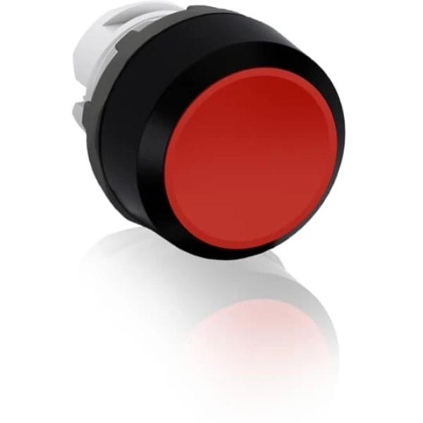 Кнопка MP1-10R красная без подсветки, без фиксации (только корпус) 1SFA611100R1001
