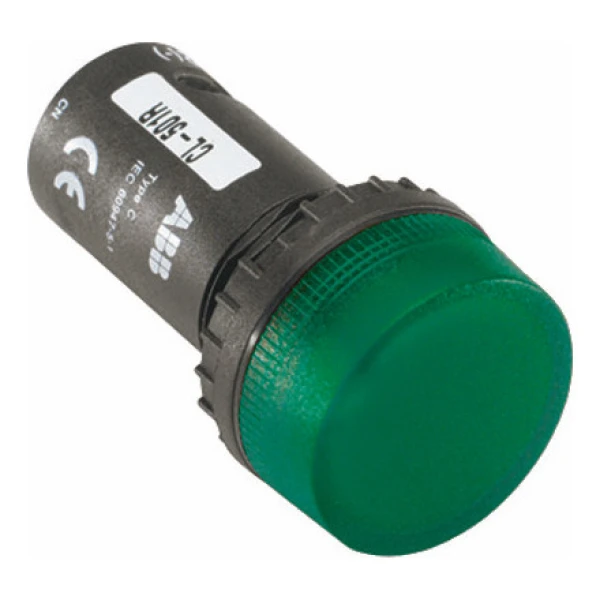 Лампа-светодиод CL-502G зеленая, индикаторная 1SFA619402R5022