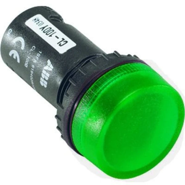 Лампа-светодиод CL-523G зелёная 230В AC, индикаторная 1SFA619402R5232