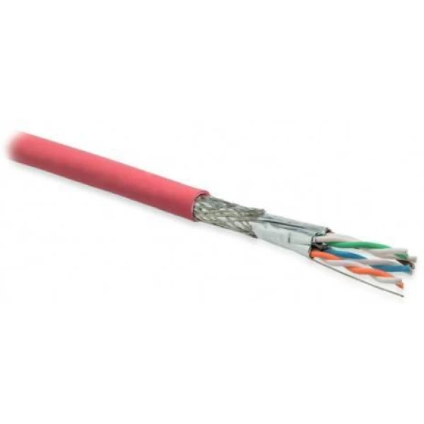 Кабель экран.,категория 7,одножил.SFTP4-C7-S23-IN-LSZH-RD красный