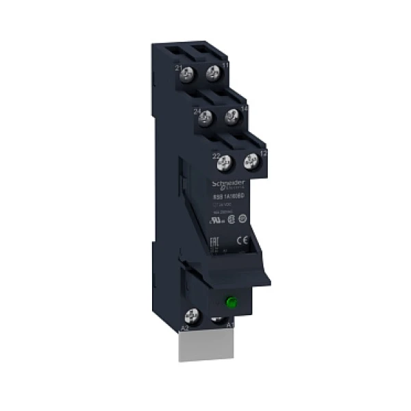 Реле RSB1A160BDPV,скоба,марк.,диод,16А 24В