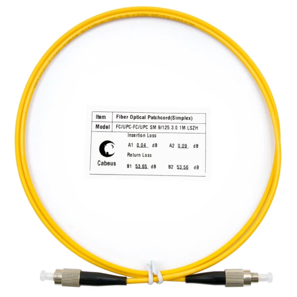 Шнур-пигтейл SM 9/125, FC-FC,Simplex -1м