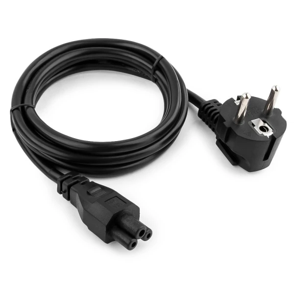 Кабель питания Cablexpert E186-ML12L / PC-186-ML12, Schuko–IEC C5, 1.8 м, 3×0.75 мм², VDE