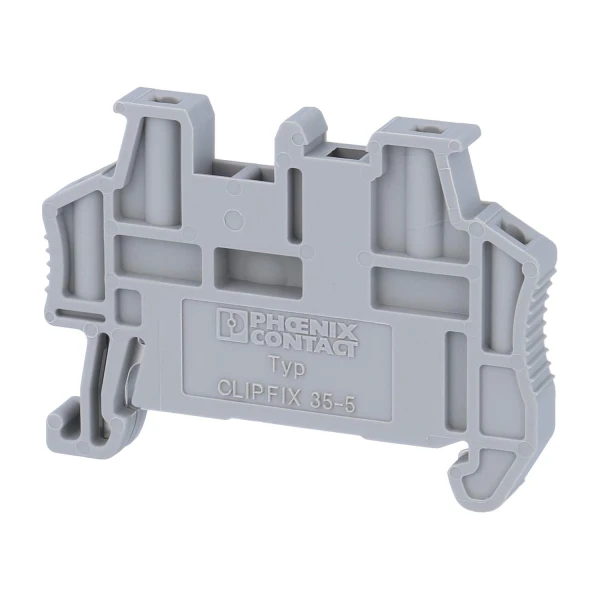 Концевой стопор Phoenix Contact CLIPFIX 35-5, для DIN-рейки NS 35/7,5 и NS 35/15, серый, арт. 3022276