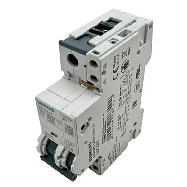 Автоматический выключатель Siemens SENTRON 5SY6 5SY6102-7, 1P, C, 2A, 6кА, 230/400 В,