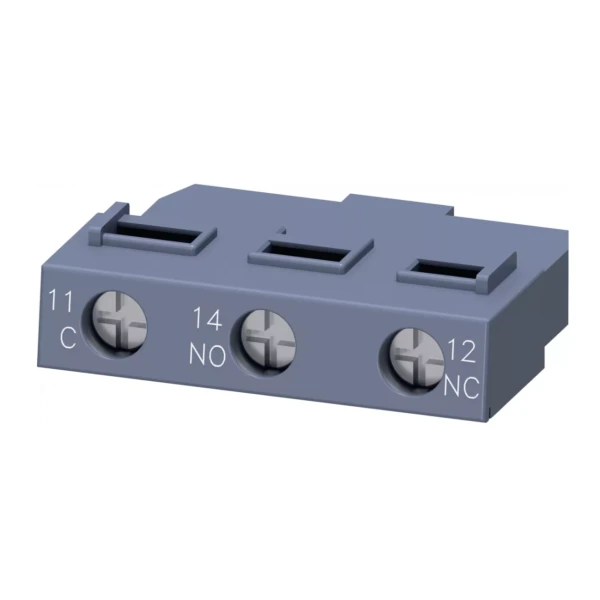 3RV2901-1G  ФРОНТАЛЬНЫЙ БЛОК-КОНТАКТ, Д. ПОЛУПРОВОДНИКОВЫХ ЦЕПЕЙ, 1 П, ВИНТОВЫЕ КЛЕММЫ, ДЛЯ АВТОМАТИЧЕСКОГО ВЫКЛЮЧАТЕЛЯ
