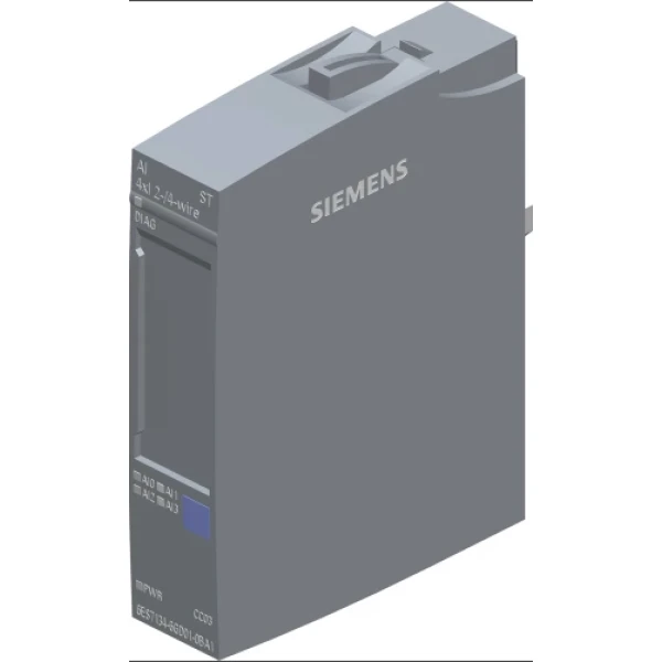 Модуль аналогового ввода SIMATIC ET 200SP,AI 4XI 2-/4-wire ST со стандартными функциями 6ES7134-6GD01-0BA1